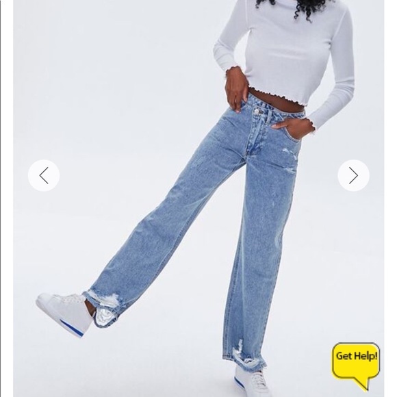 Forever 2 Criss Cross Jeans Agolde Dupe 